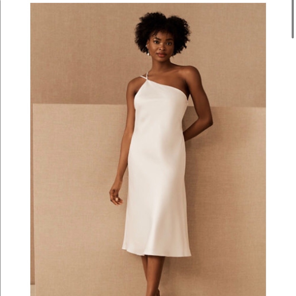 Amsale Finnely Satin Dress
